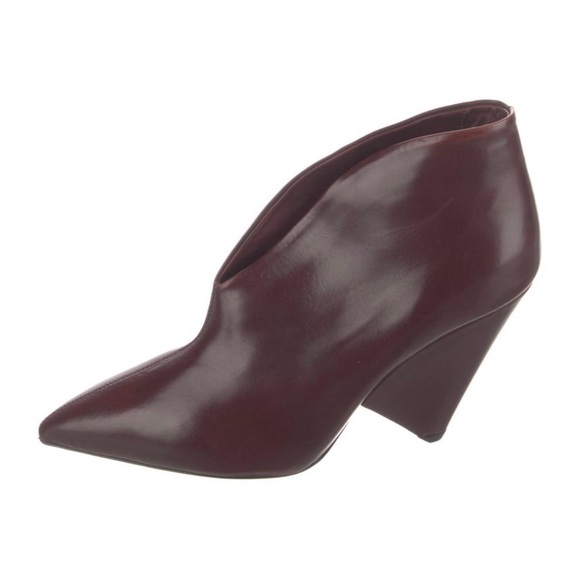 Burgandy leather Isabel Marant boots - Picture 2 of 5